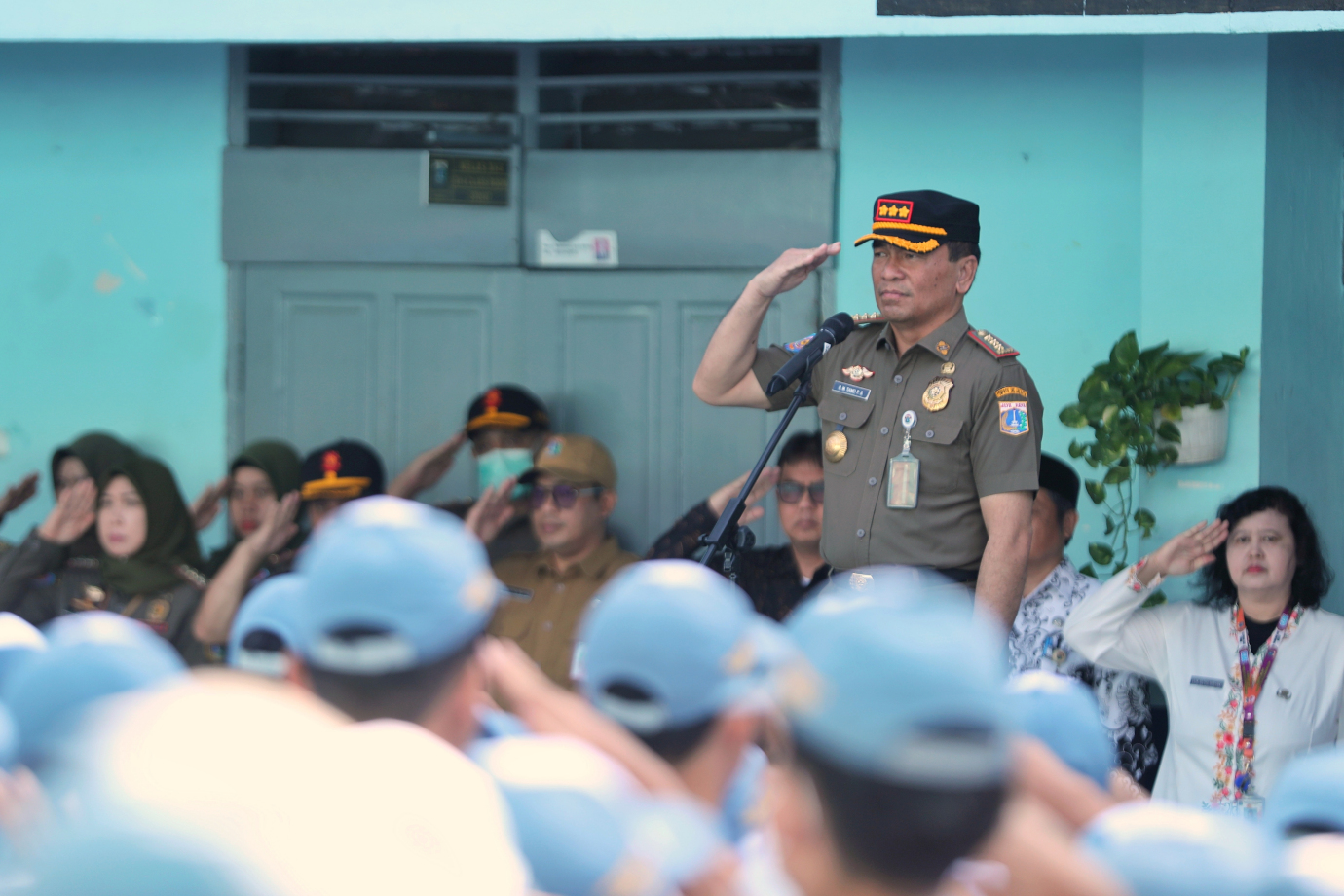 Satpol PP Goes to School Sambangi SMAN 37 Jakarta