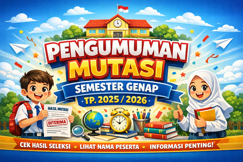 Pengumuman Mutasi Semester Genap TP. 2025/2026
